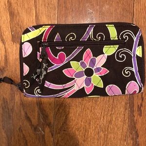 Vera Bradley Purple Punch Zip Wallet